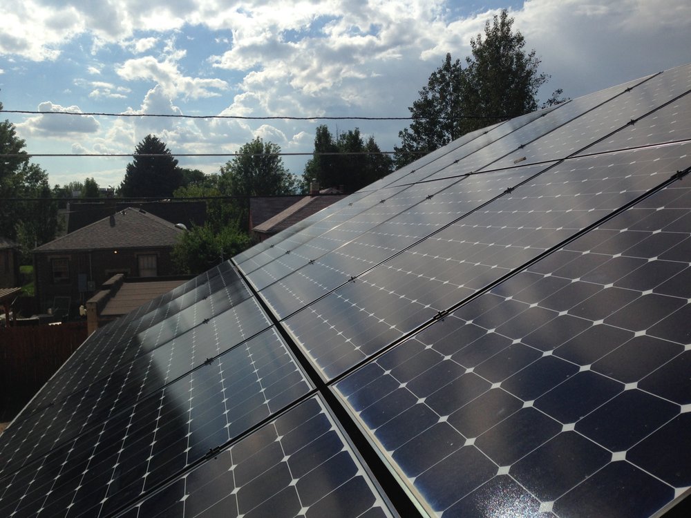 Rooftop solar panel system installed by B-Well Electric